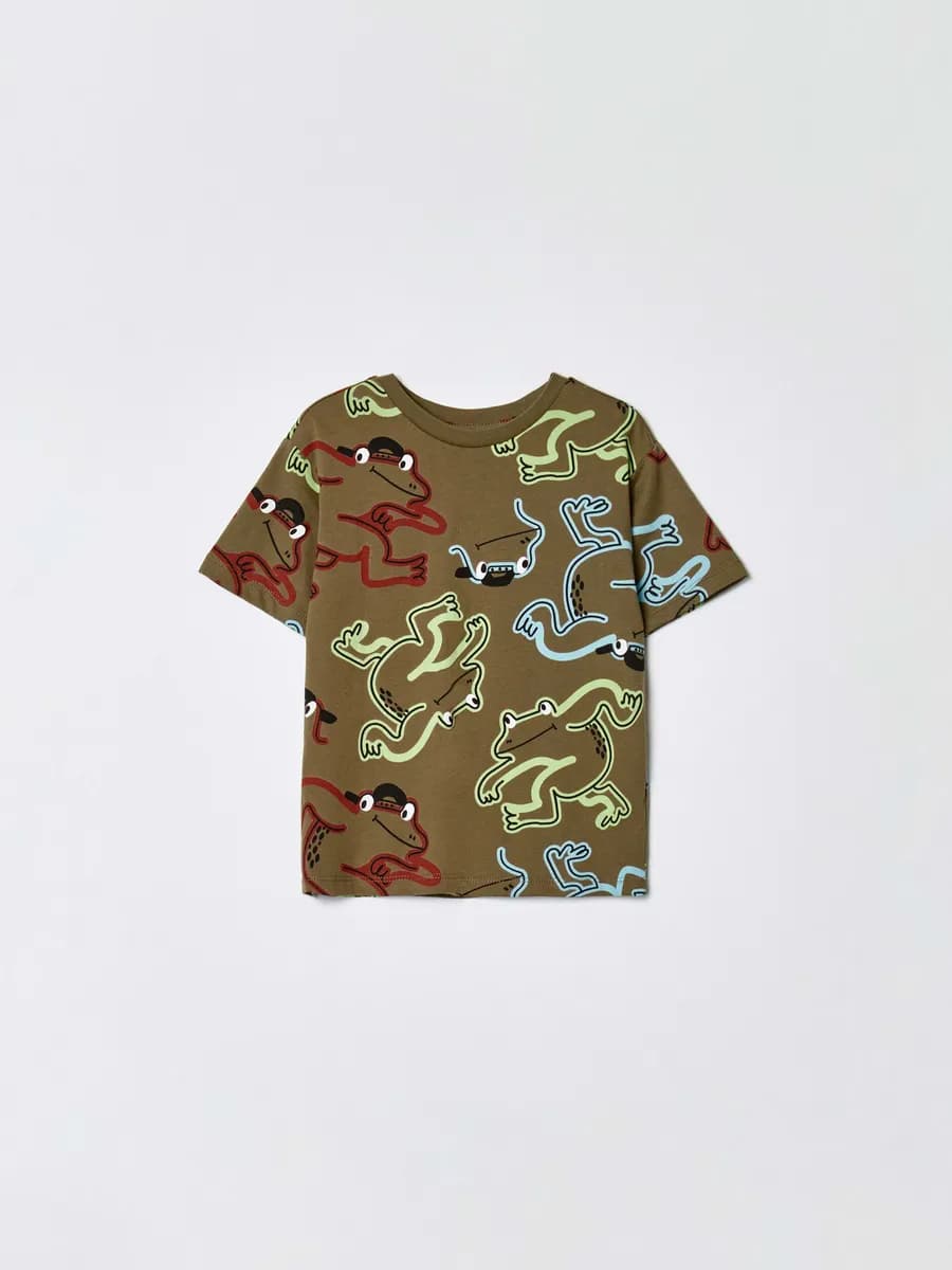 Футболка хлопковая с принтом