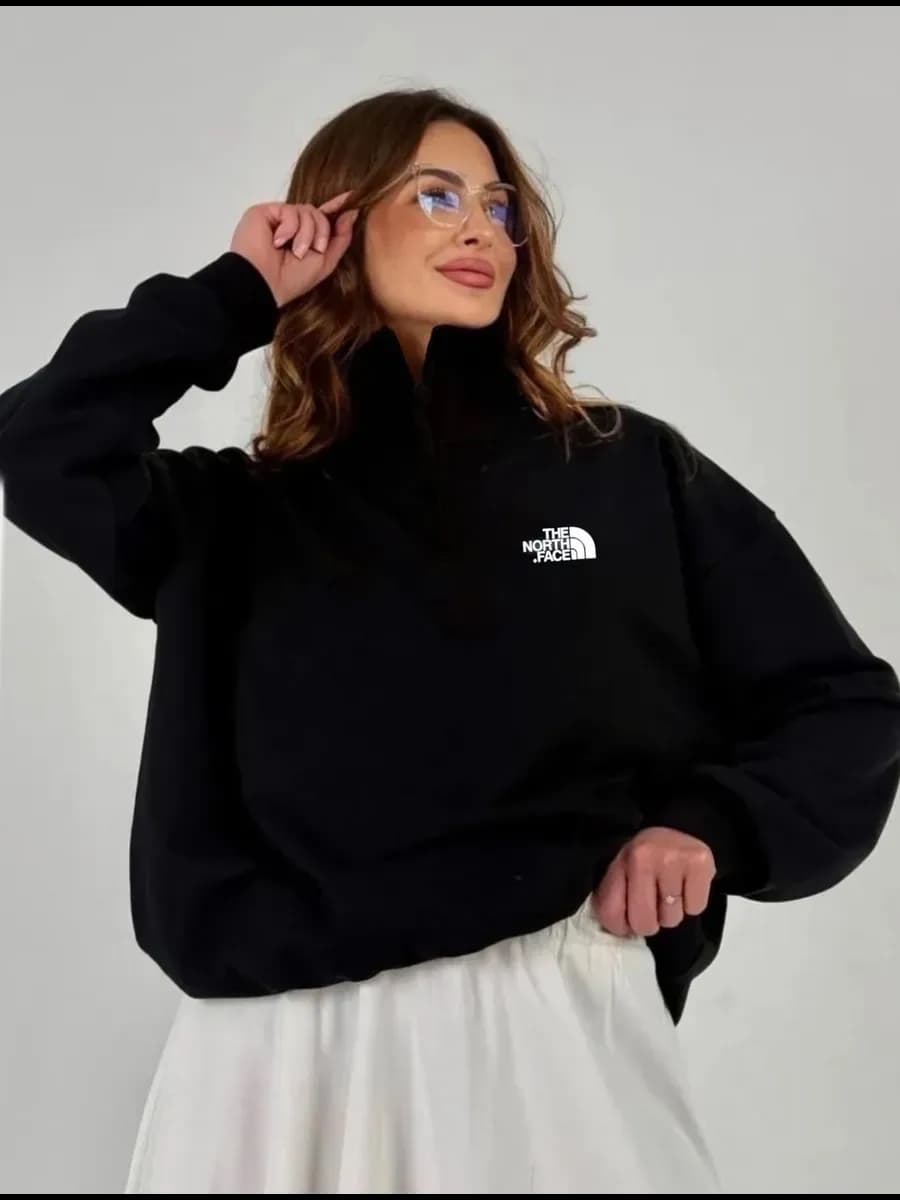 Свитшот оверсайз без начеса