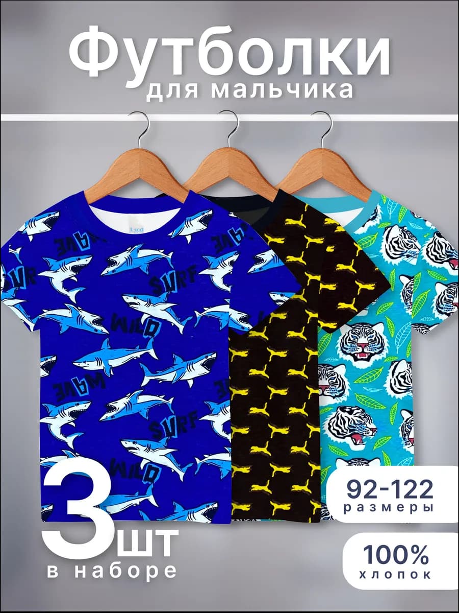 Футболки 3 шт в сад