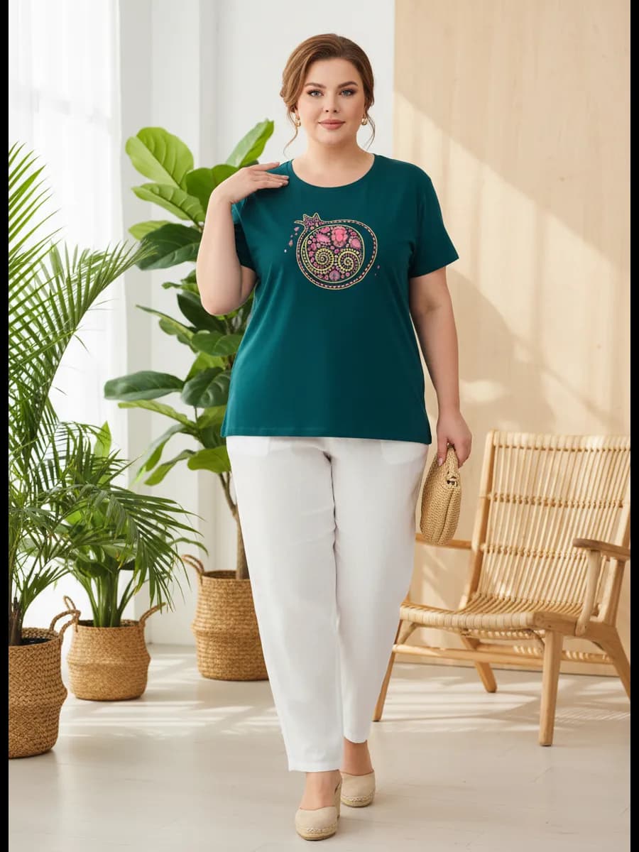 Футболка для дома большие размеры 50-68