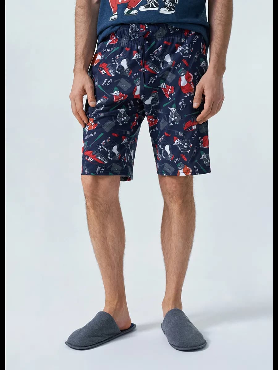 Шорты с принтом