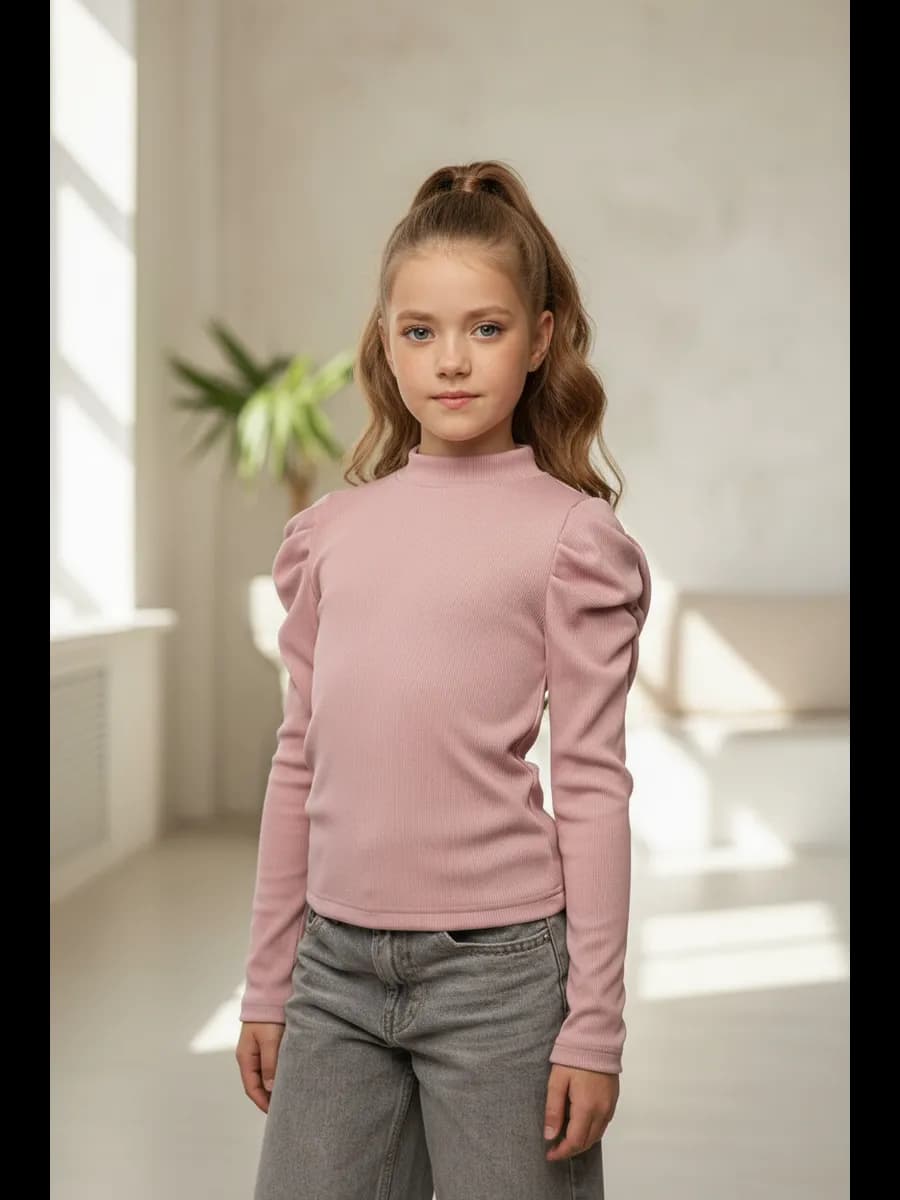 Школьная водолазка лапша теплая