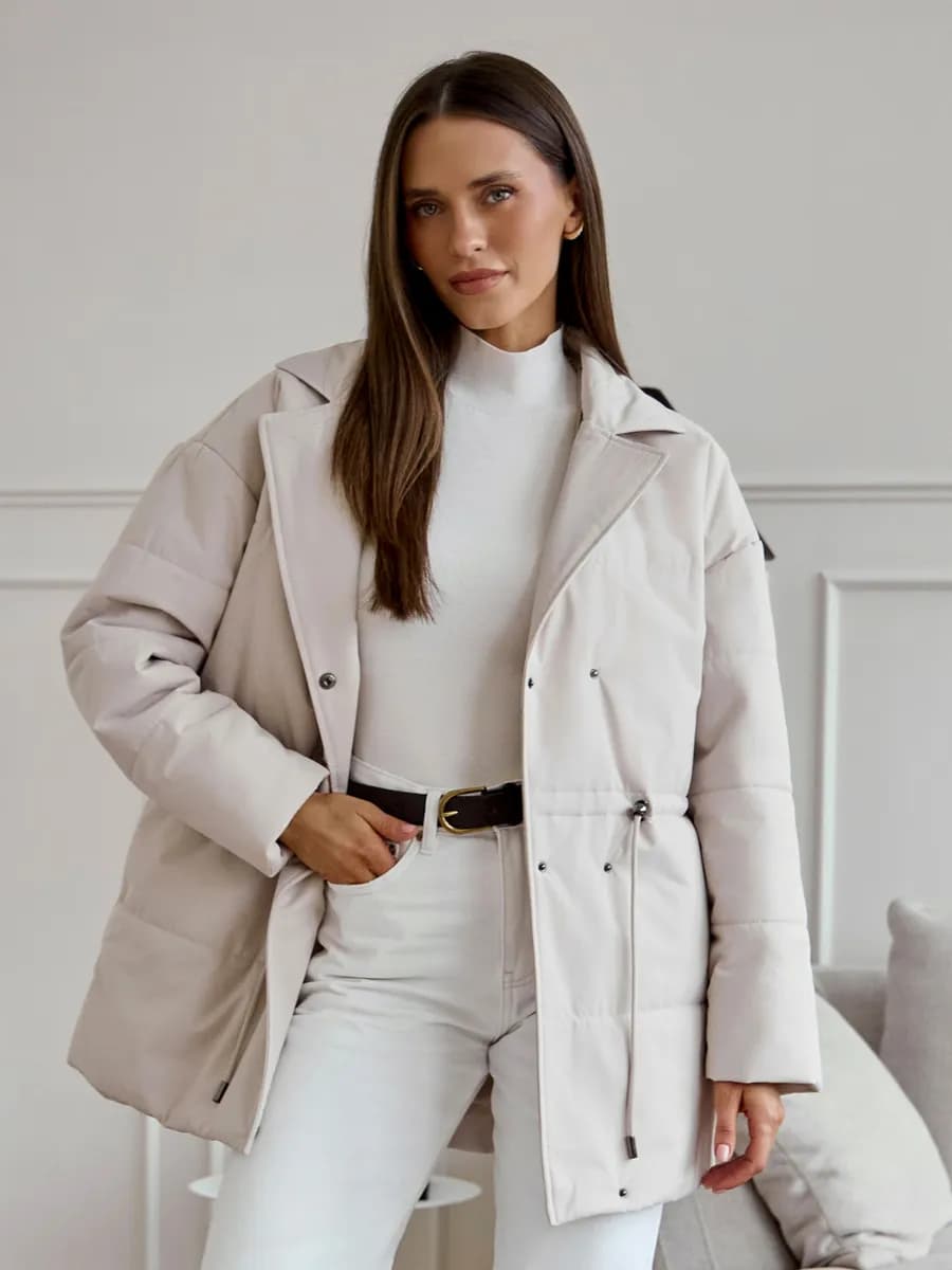 Куртка демисезонная парка с капюшоном