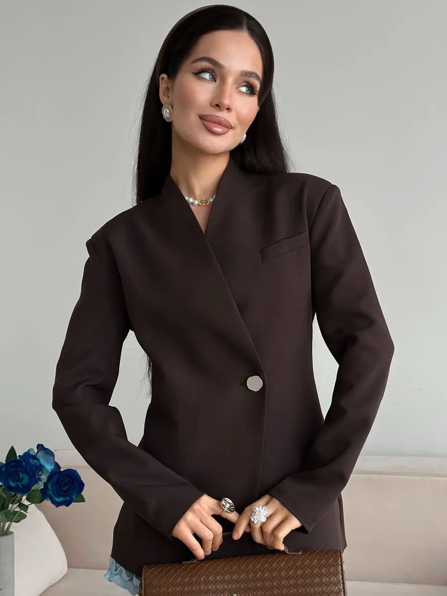 Приталенный пиджак женский