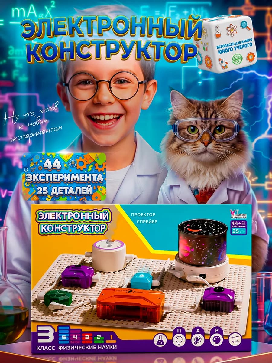 Электронный конструктор для мальчика развивающие игрушки