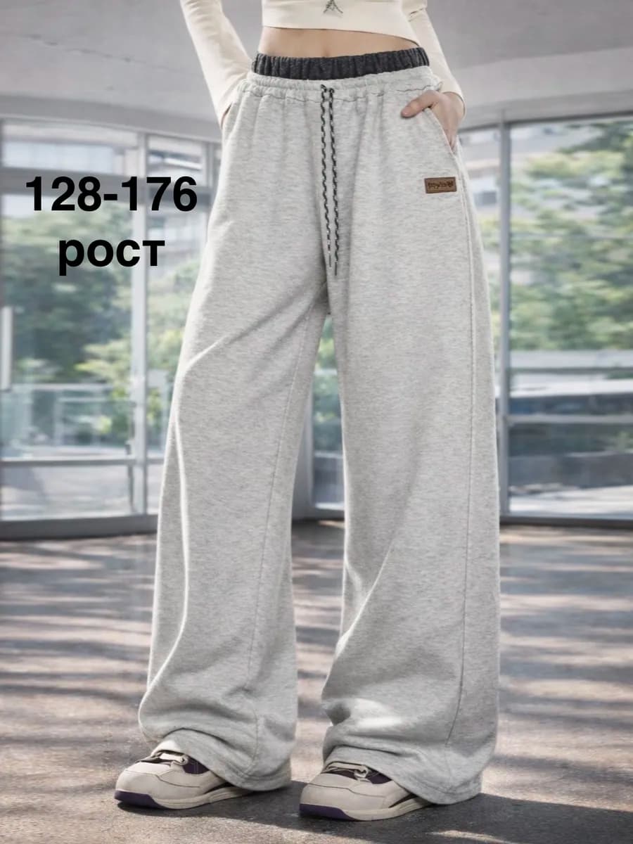 Спортивные широкие штаны оверсайз y2k на танцы - фото 1