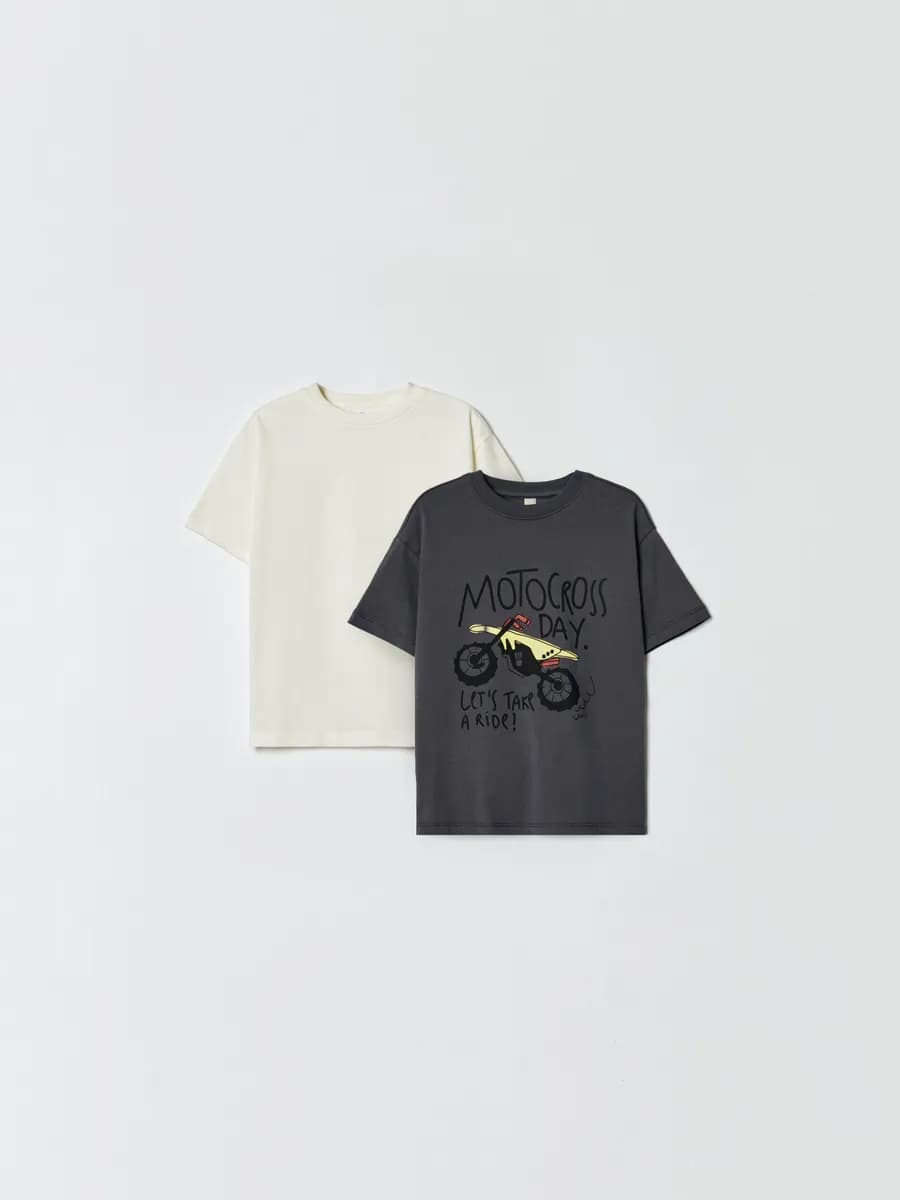 Футболки из хлопка в наборе из 2 шт