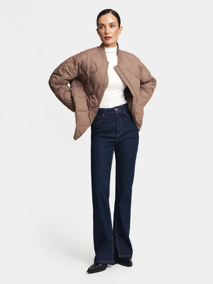 Женская оверсайз куртка на синтепоне