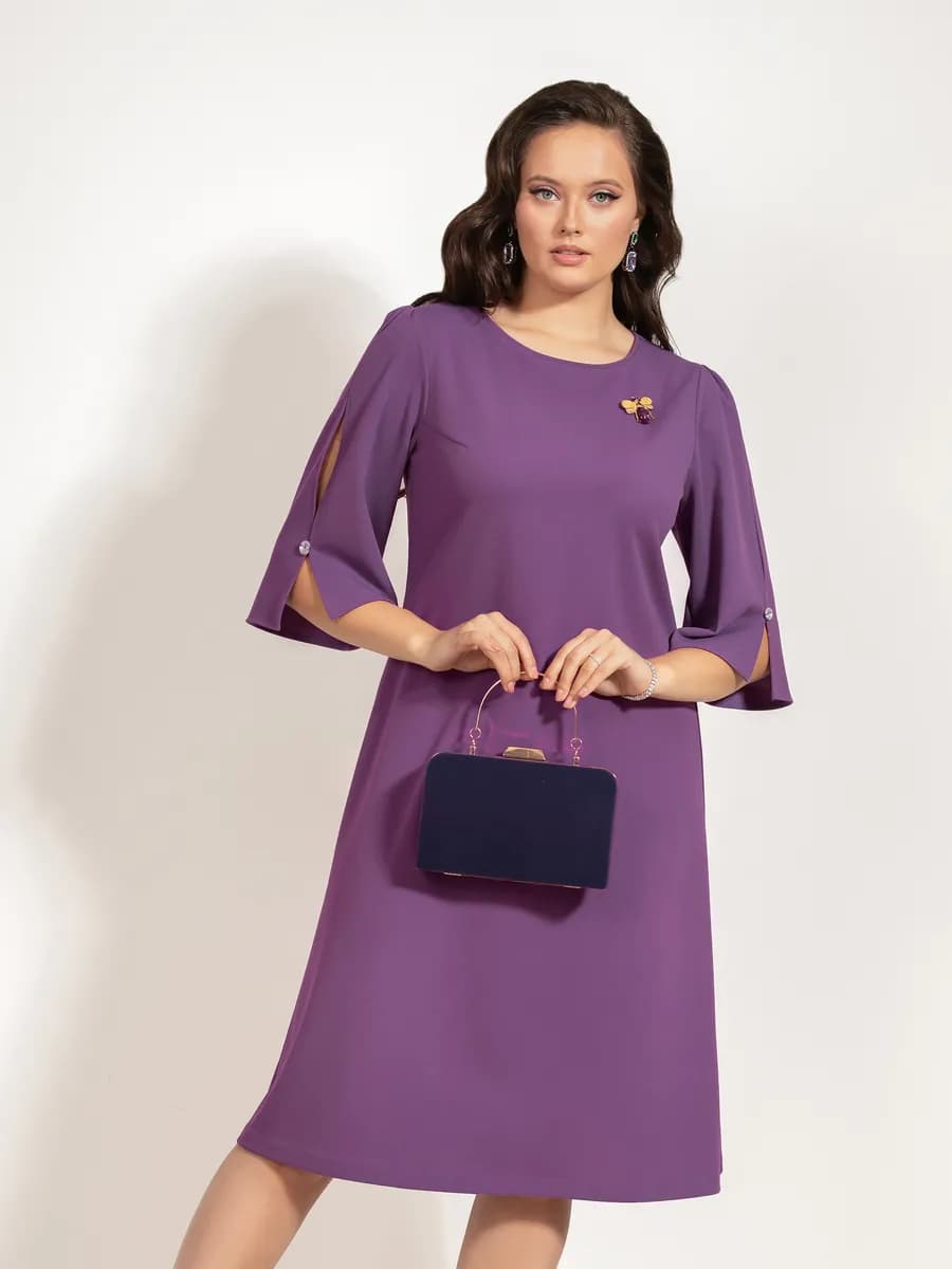 Платье офисное нарядное - фото 1