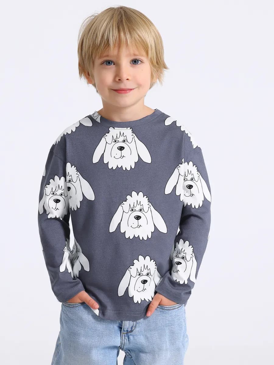 Лонгслив для мальчика в садик