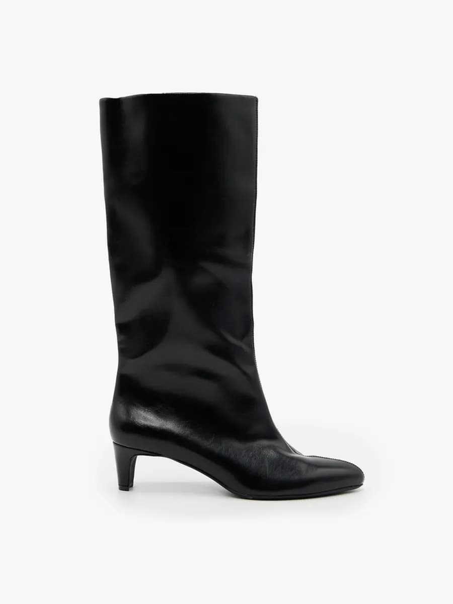 Сапоги из экокожи