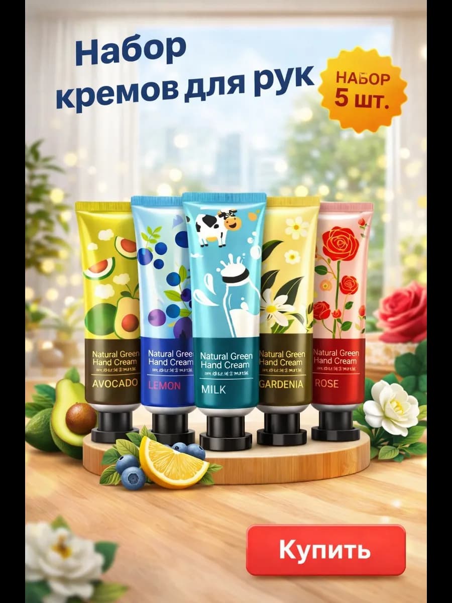 Крем для рук набор 5шт