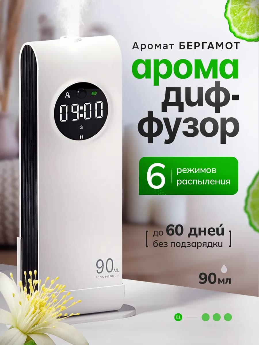 Умный электронный аромадиффузор для дома - аромалампа