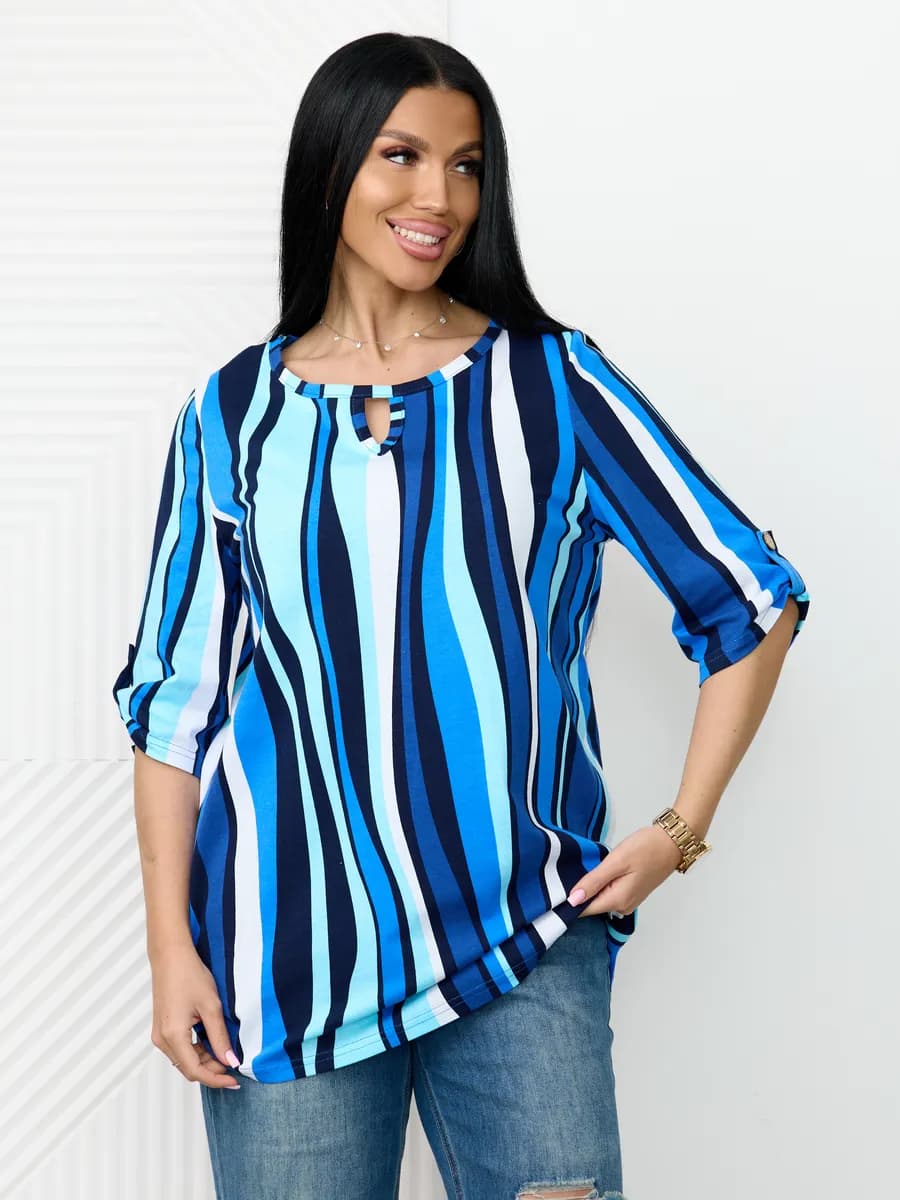 Туника летняя блузка свободная