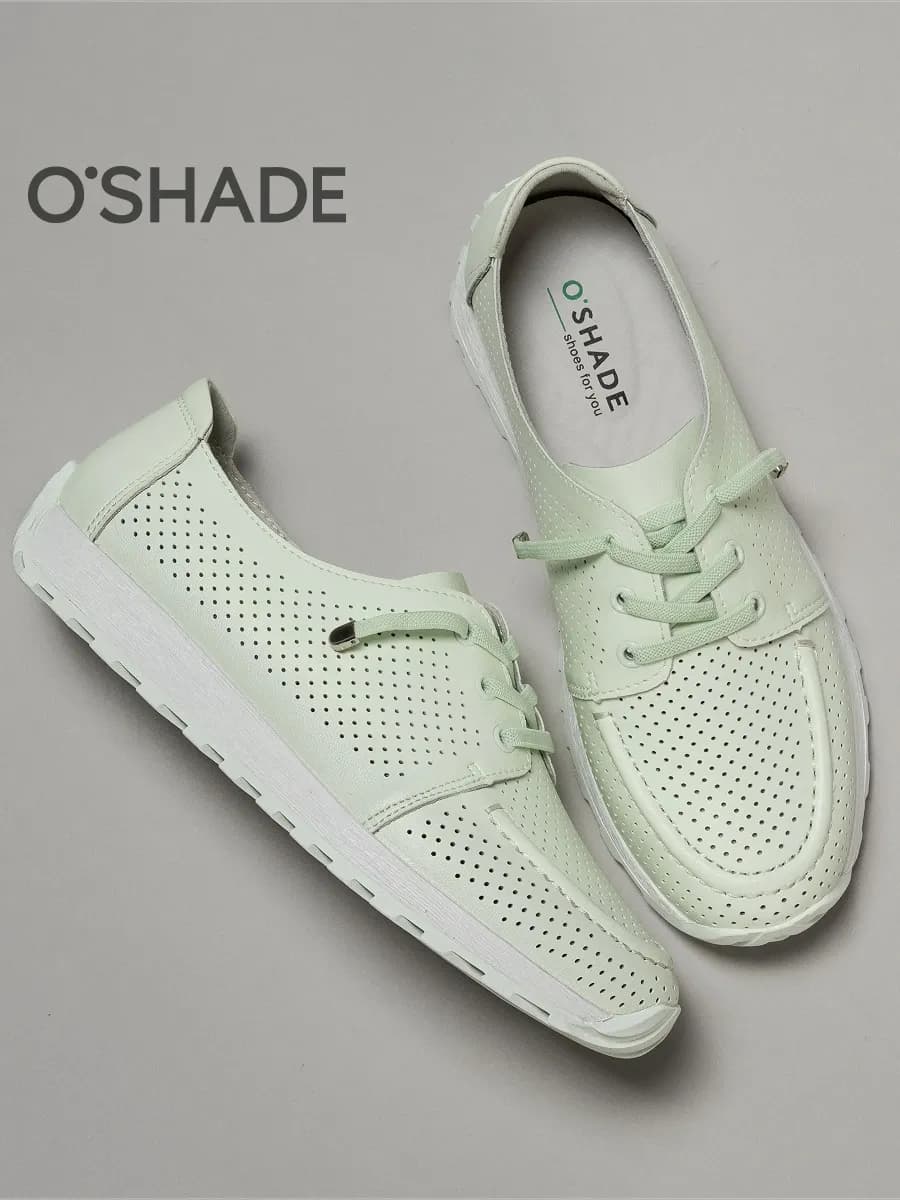 Мокасины женские летние натуральная кожа