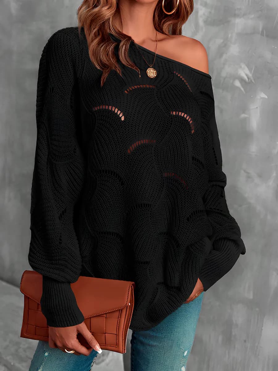 Джемпер свитер кофта оверсайз вязаный тонкий нарядный