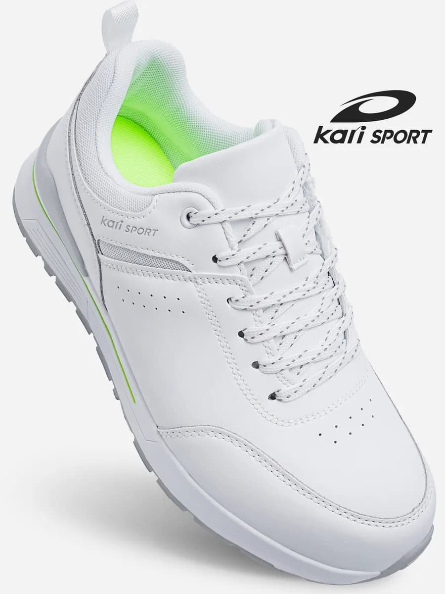 Кроссовки кожаные весенние классические белые