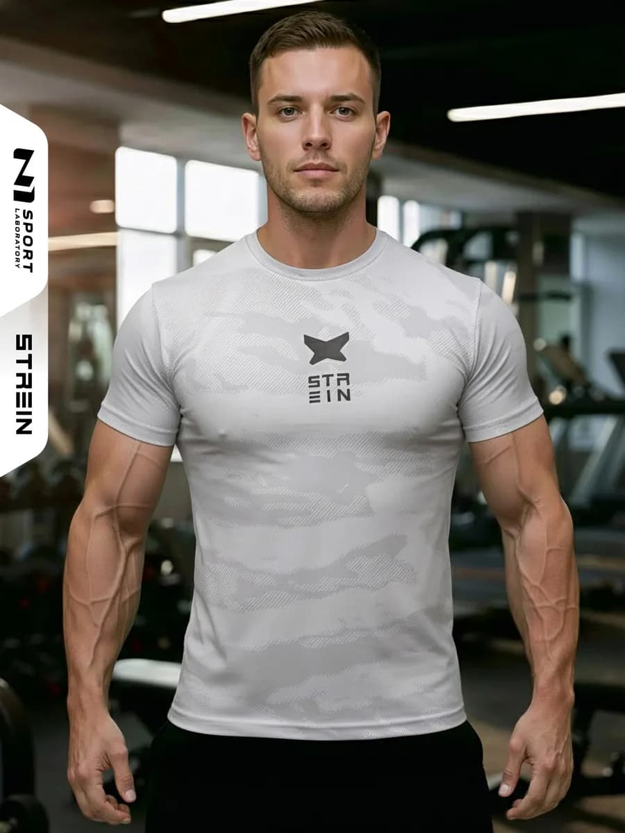 Спортивная футболка для тренировок и фитнеса в зале