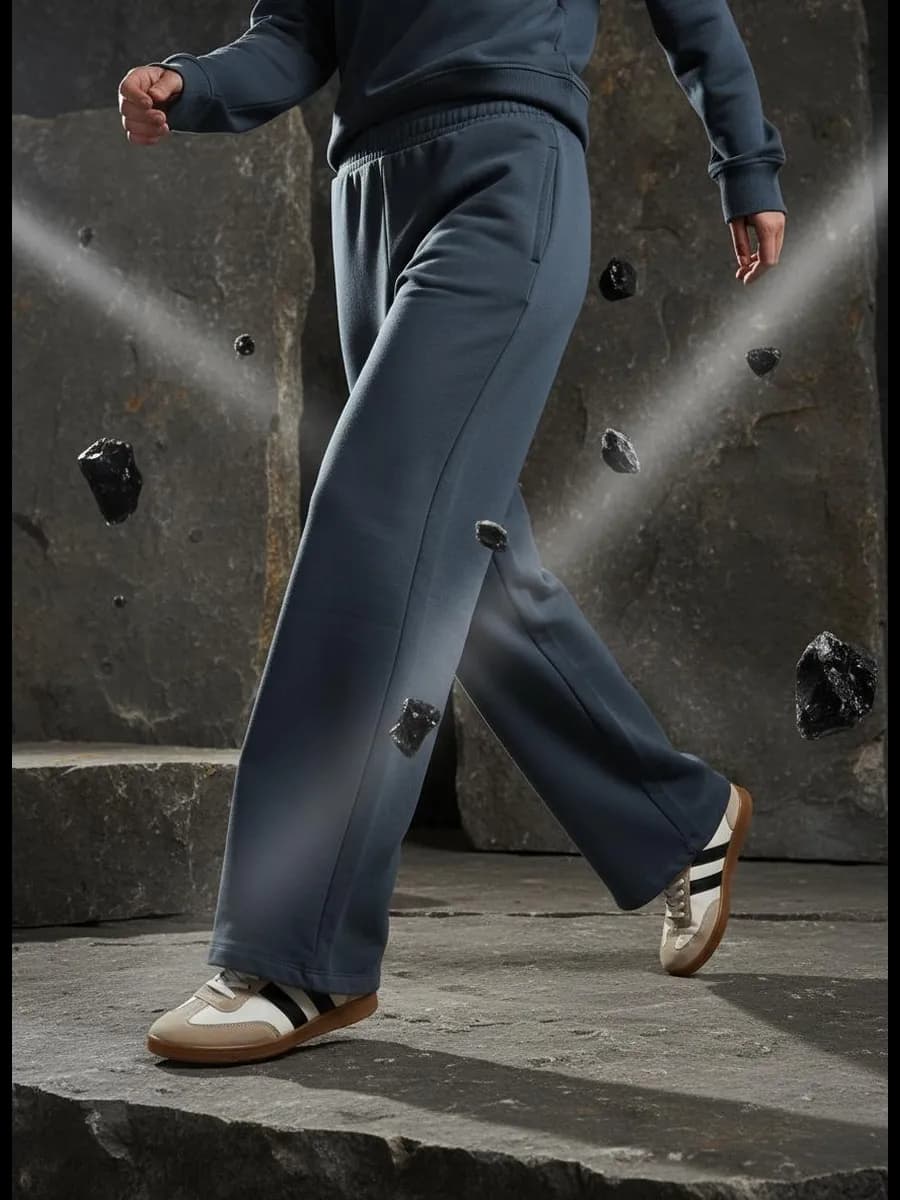 Брюки спортивные с высокой талией