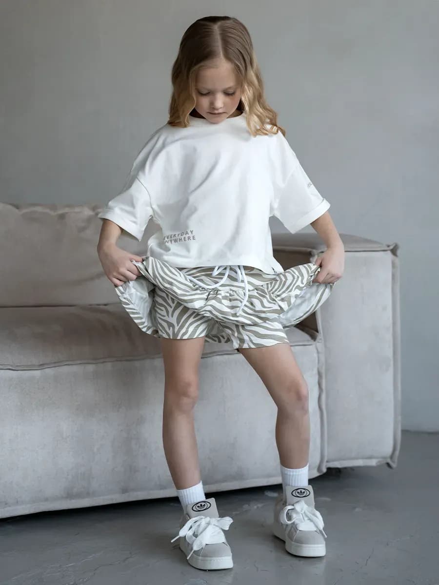 Костюм детский с юбкой-шорты