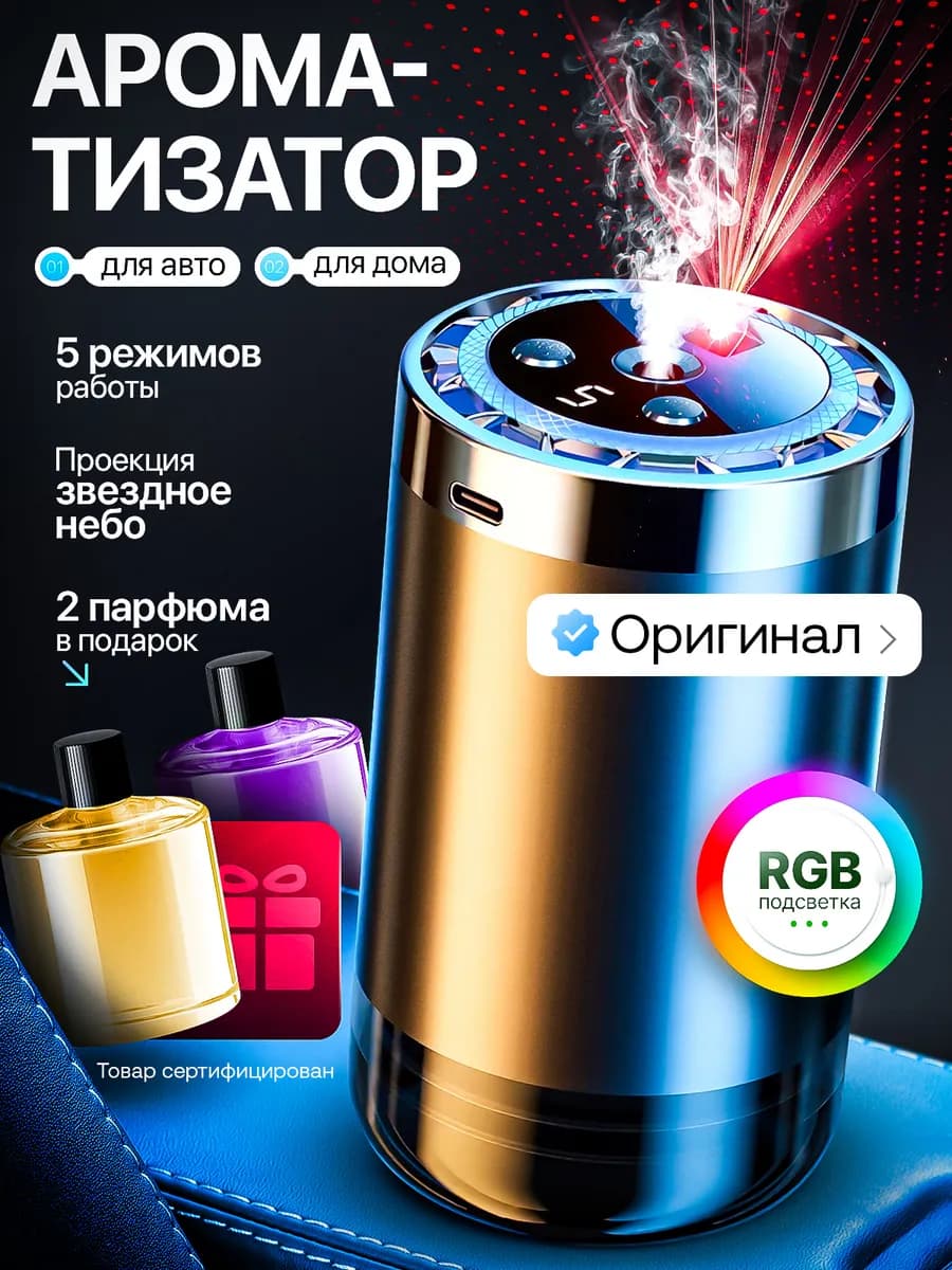 Ароматизатор в машину подарочный набор автопарфюм