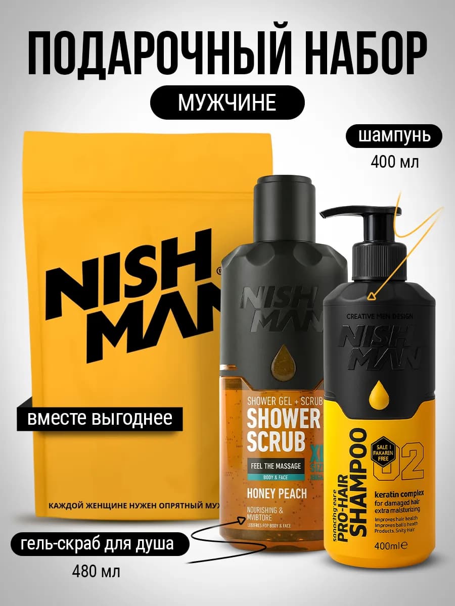 Подарочный набор косметики для душа мужской