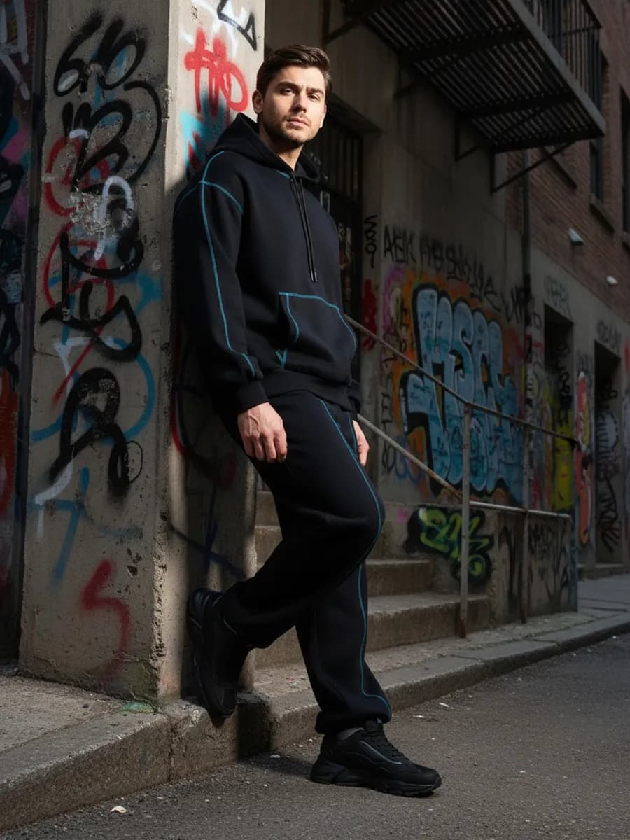 Худи оверсайз спортивное