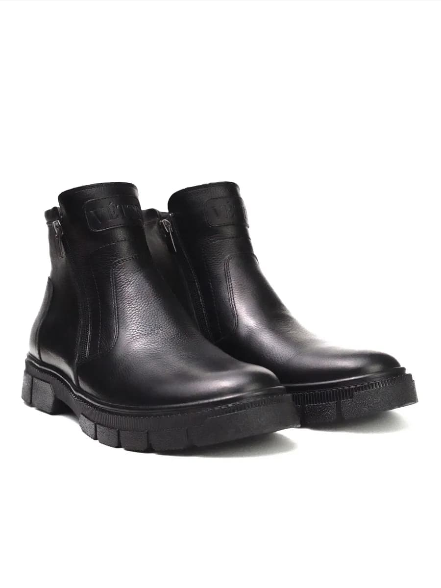 Ботинки зимние кожаные с мехом