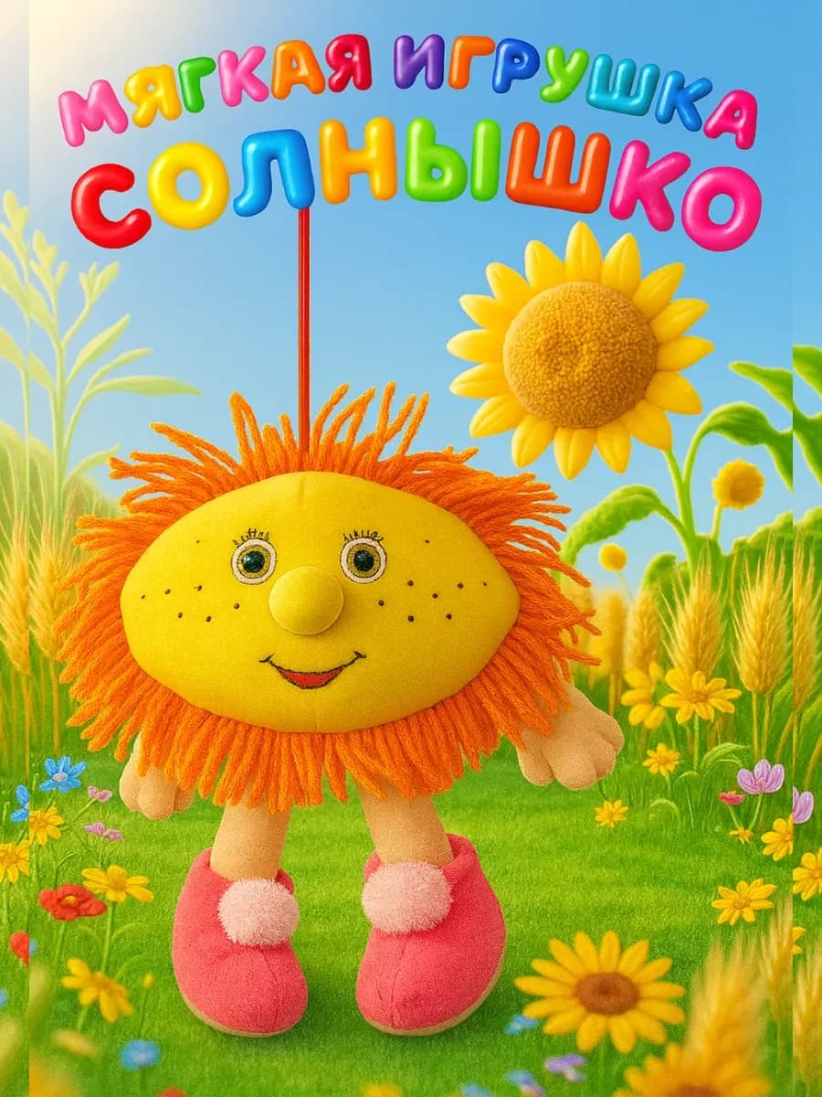 Мягкая игрушка солнышко