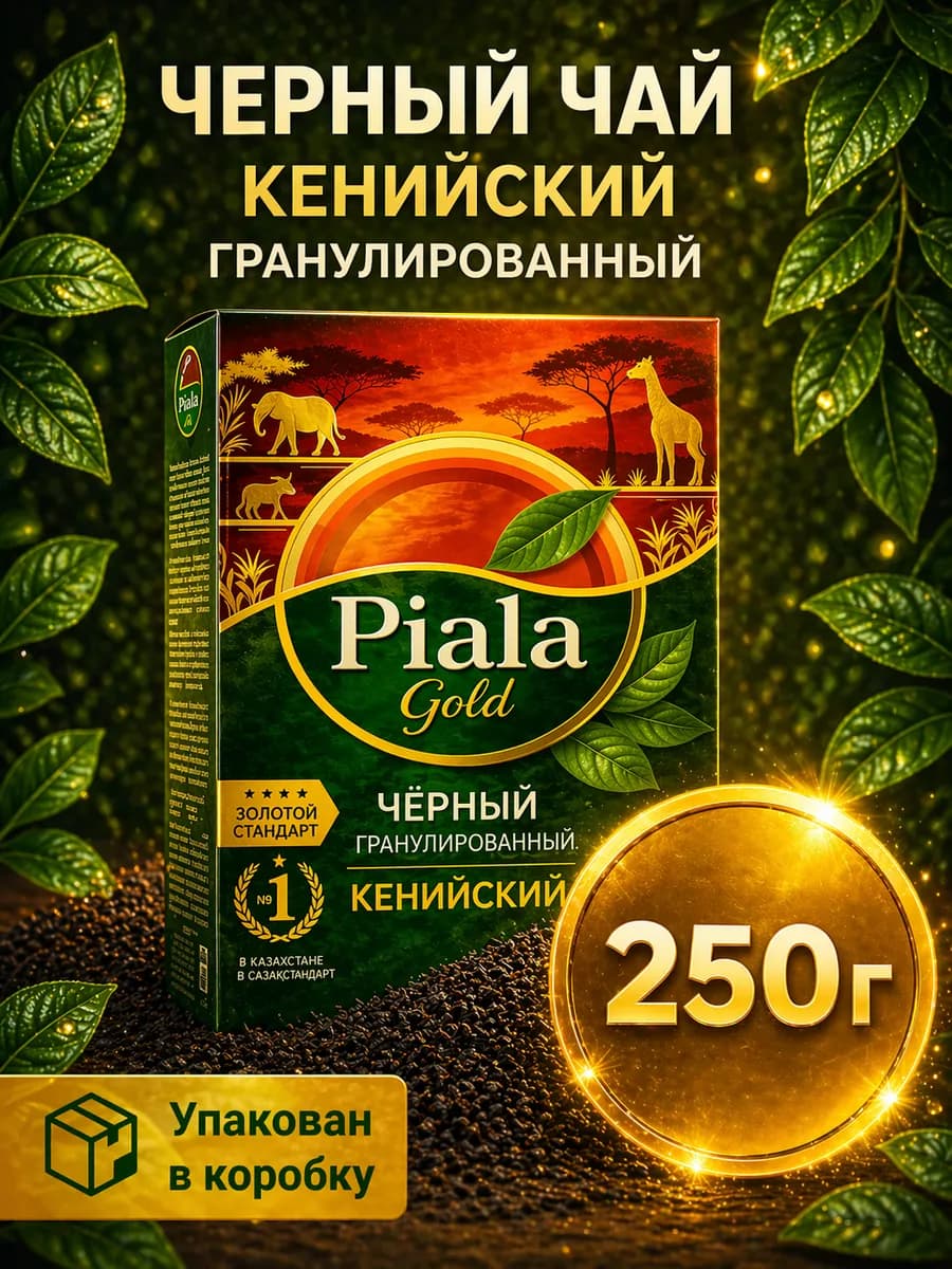 Чай черный гранулированный кенийский Пиала 250 грамм