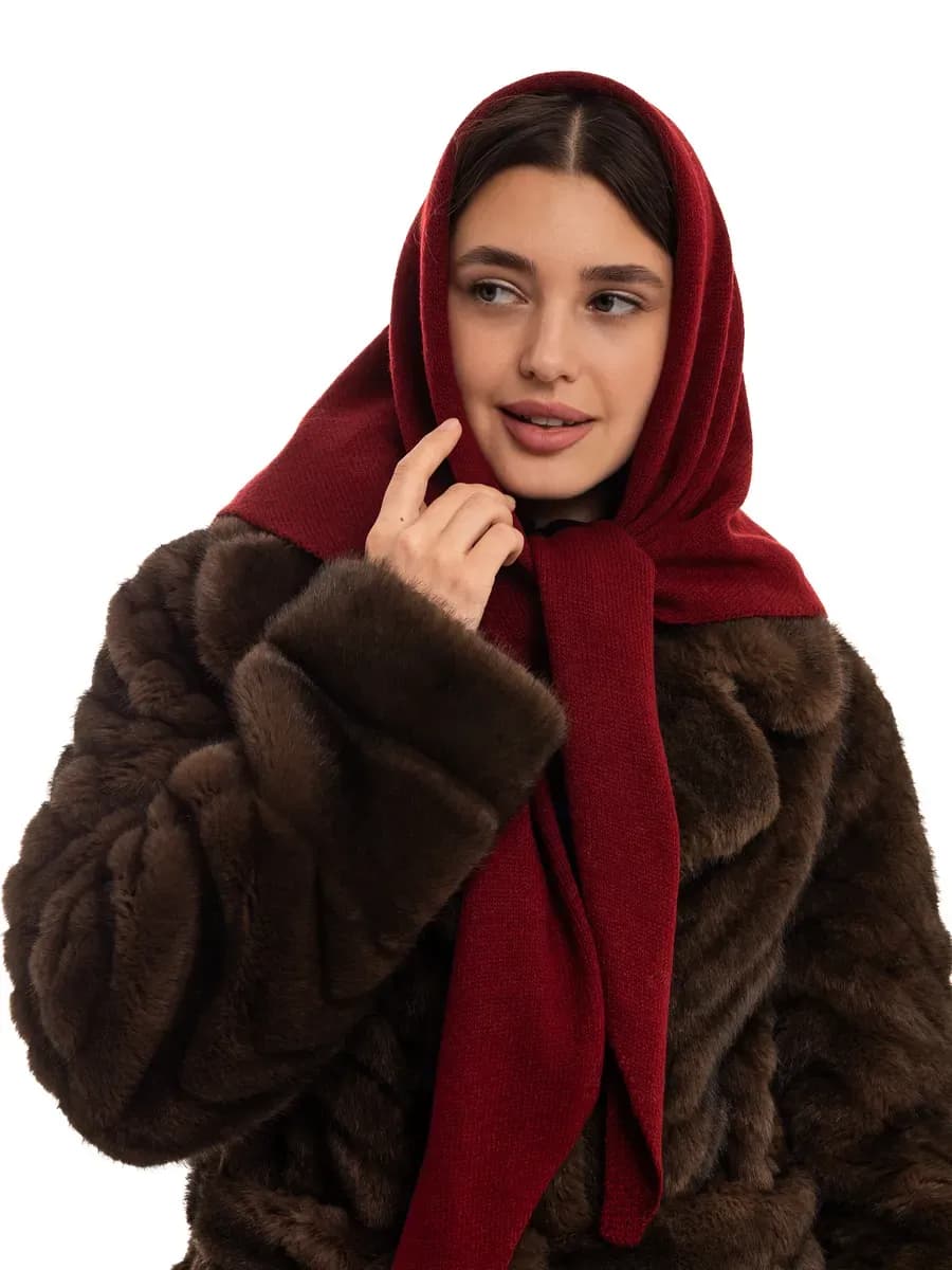 Платок косынка тёплый на голову