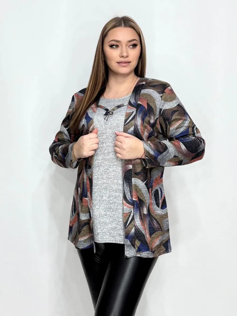 Кофта джемпер большие размеры