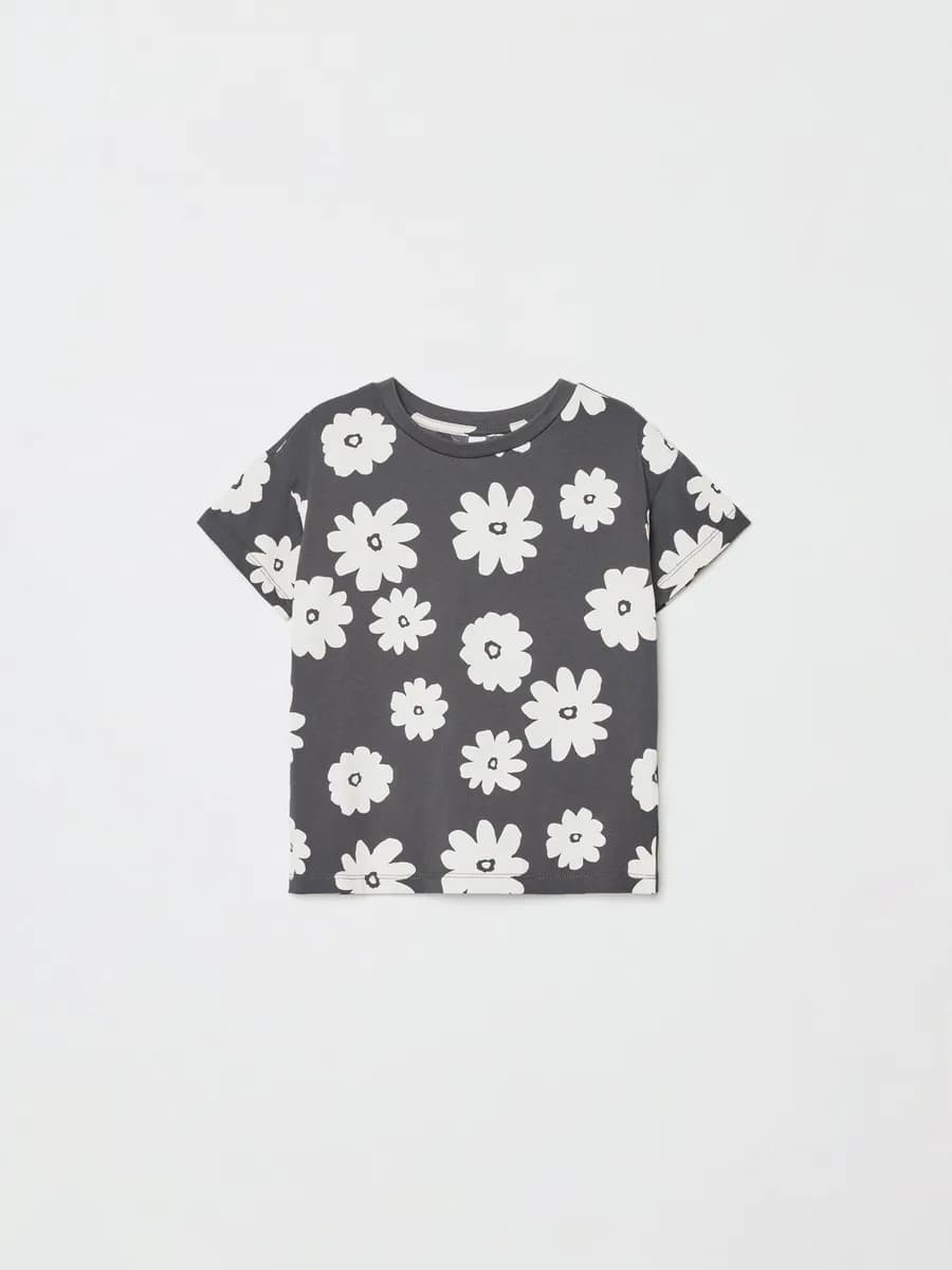 Футболка хлопковая с принтом