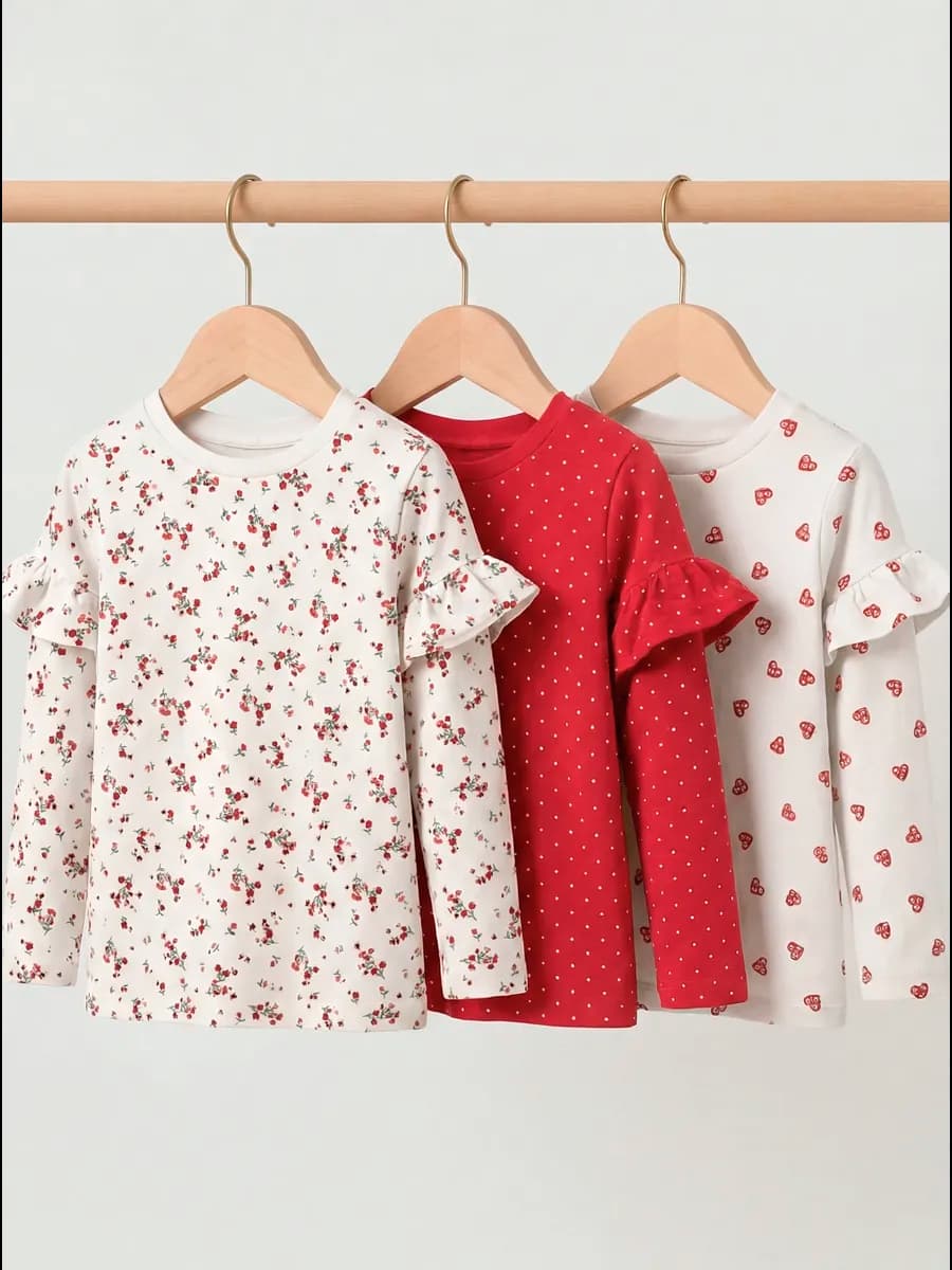 Лонгсливы детские комплект 3 шт