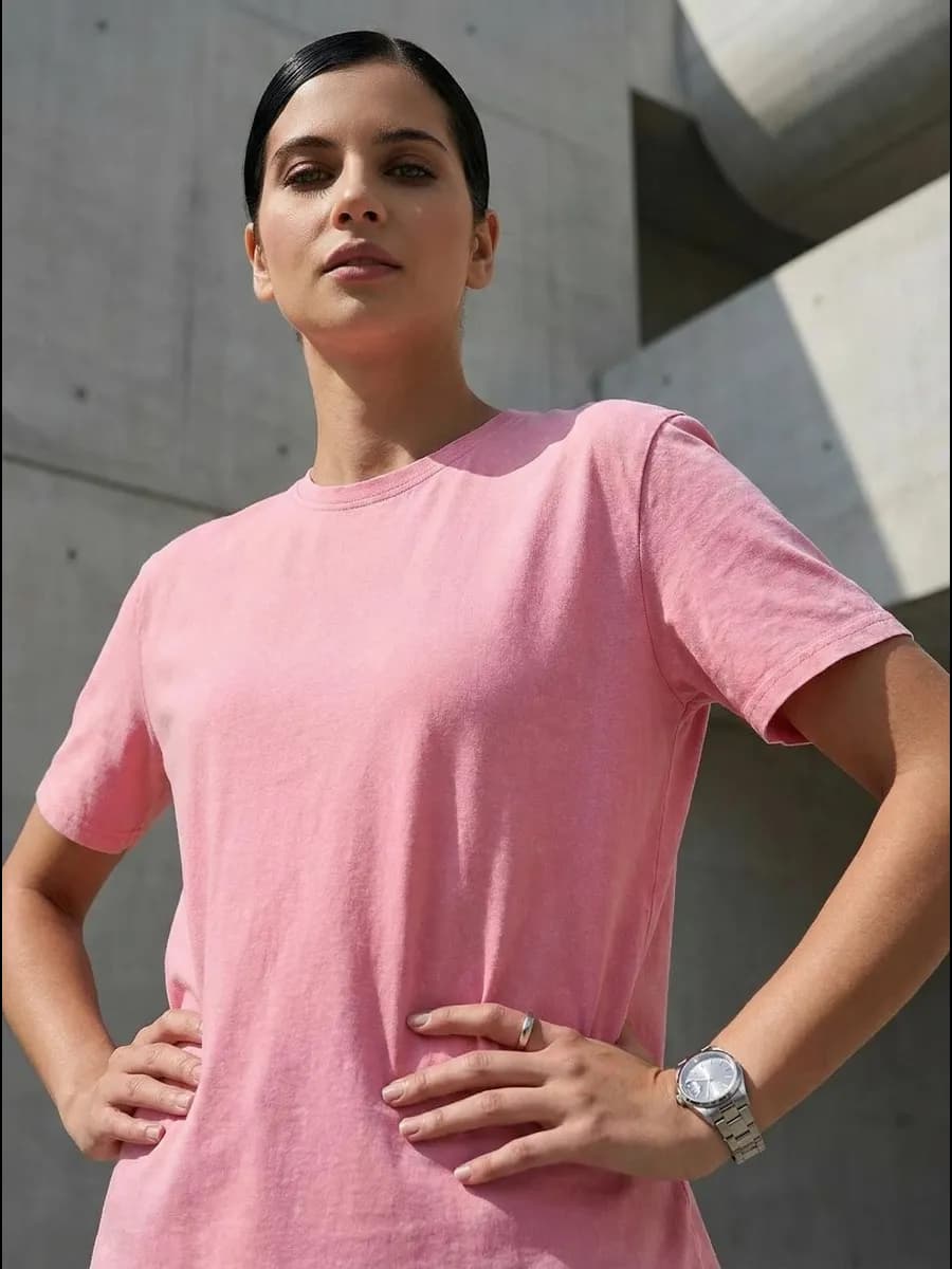 Футболка оверсайз с вареным эффектом