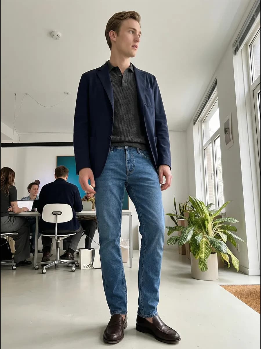 Джинсы SLIM FIT базовые классические