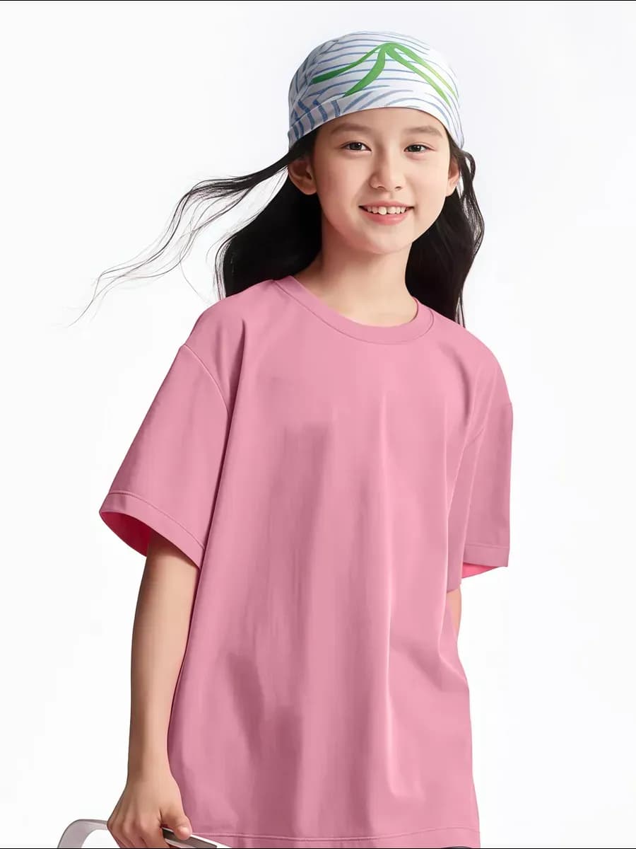 Футболка детская однотонная