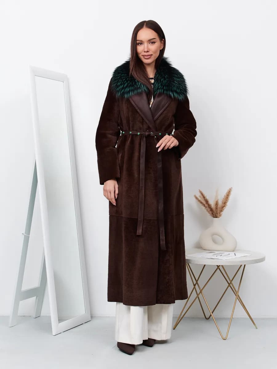 Дубленка из натуральной овчины двусторонняя