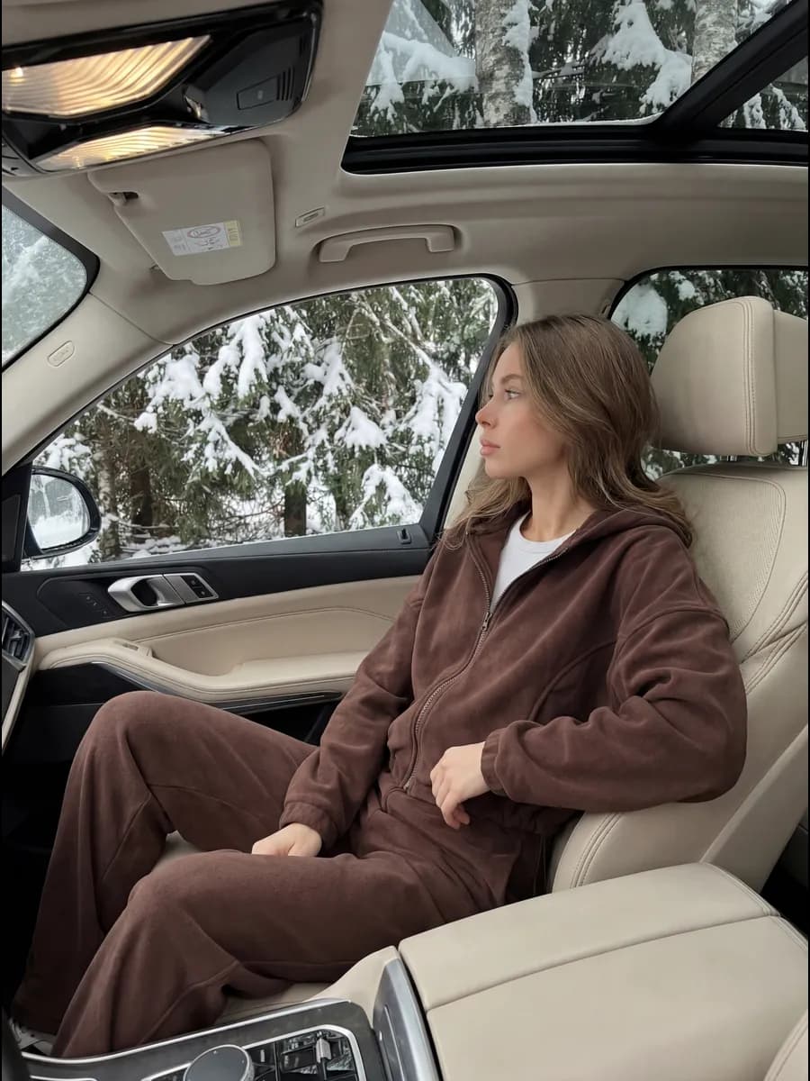 Спортивный костюм флисовый теплый