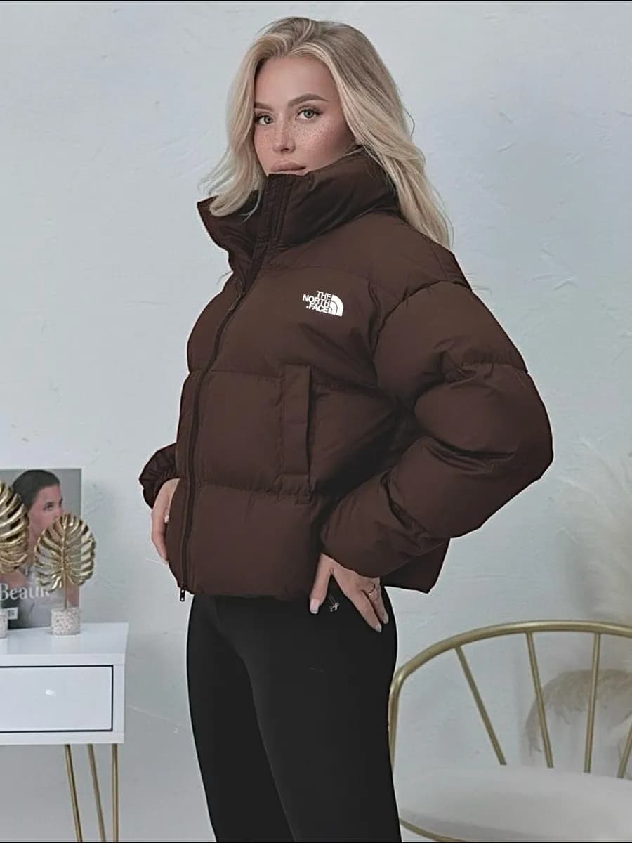 Пуховик зимний короткий теплый y2k