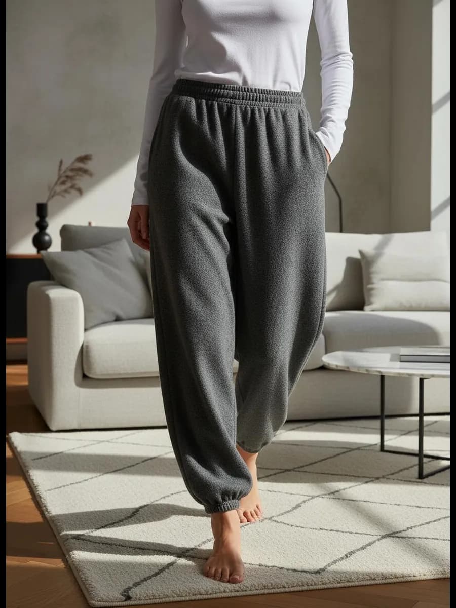 Брюки джоггеры трикотажные