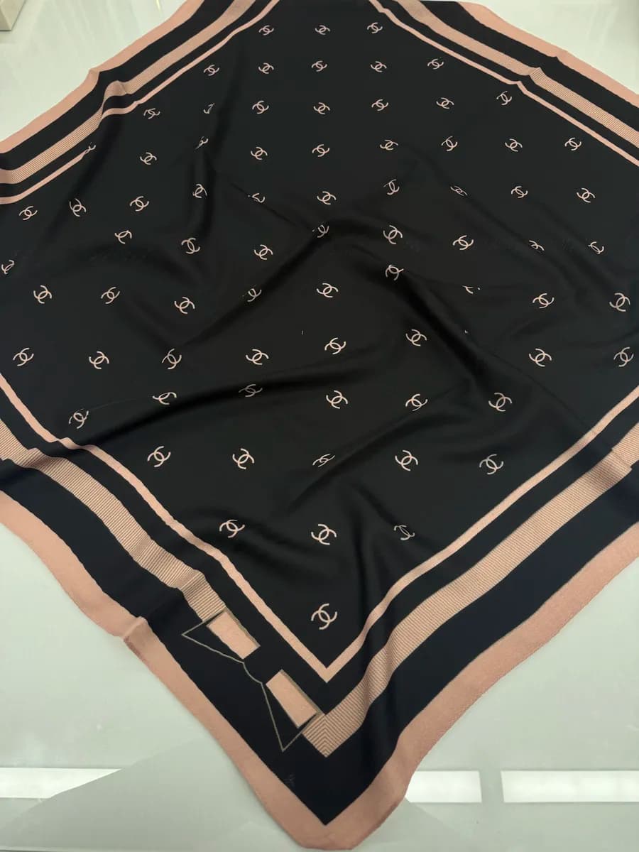 Платок на голову кашемировый 90 на 90 см