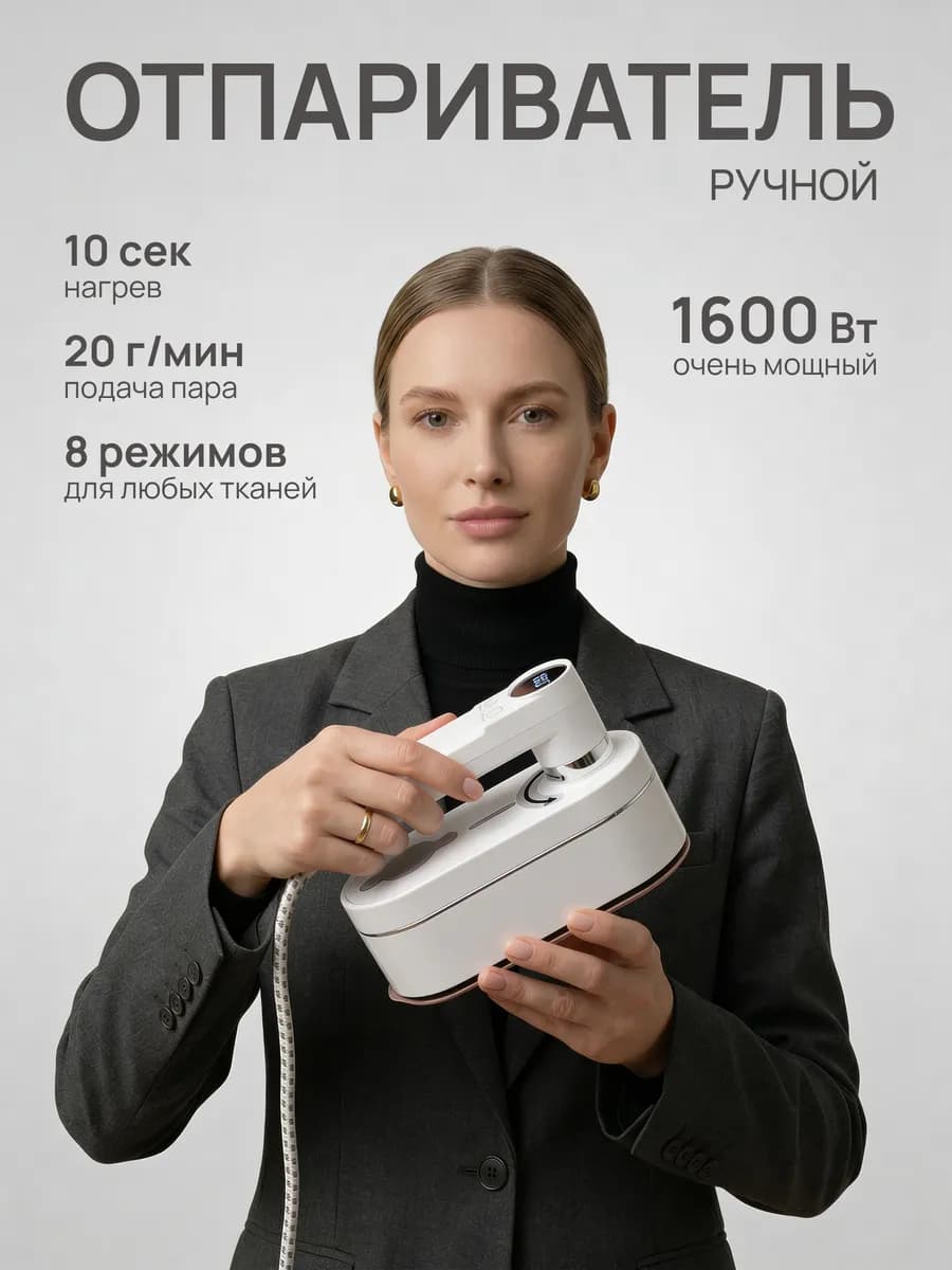 Отпариватель ручной для одежды мощный