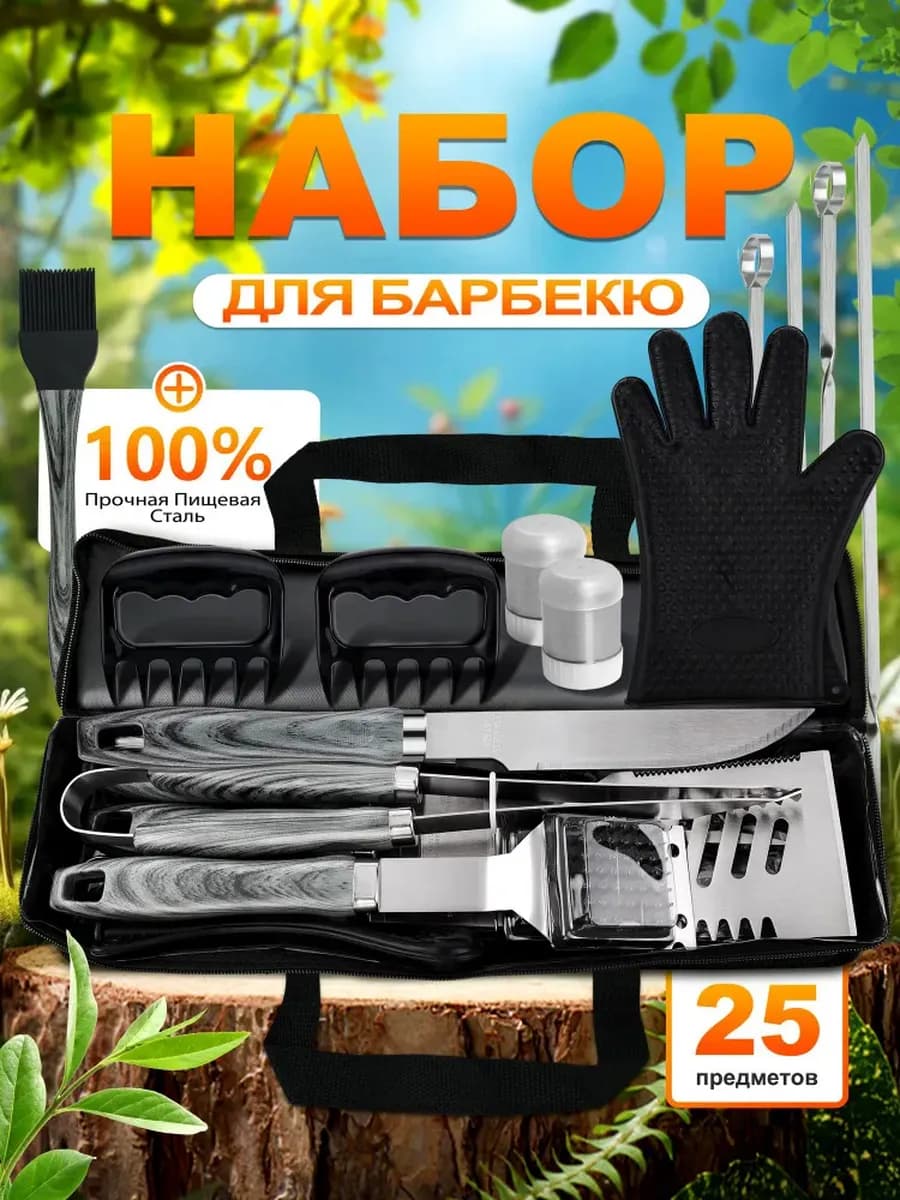 Набор для барбекю и гриля в подарок мужчине на день рождения