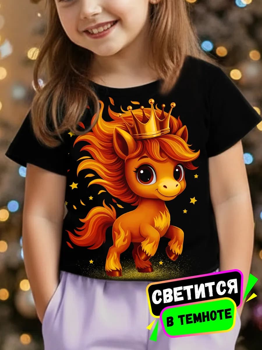 Футболка детская новогодний подарок для ребенка - фото 1