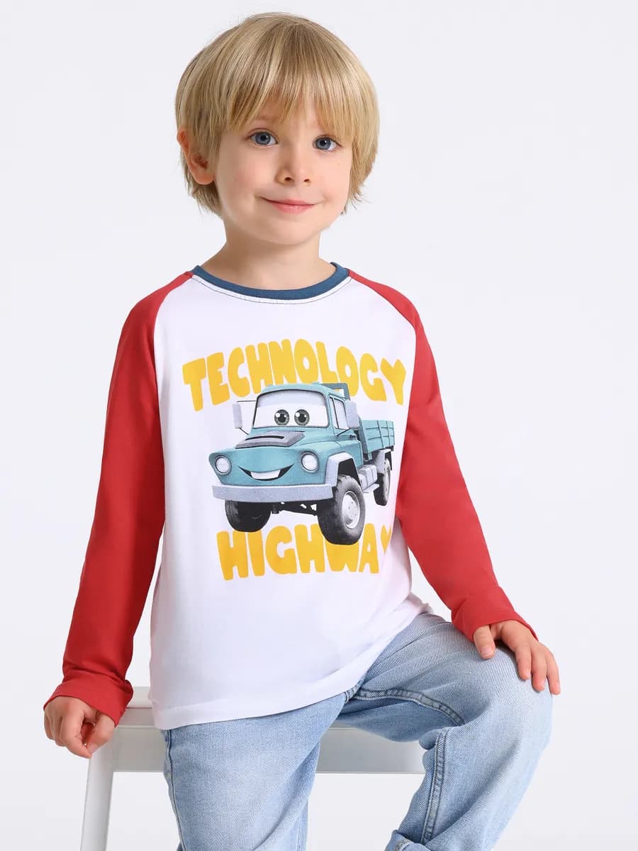 Лонгслив для мальчика в садик