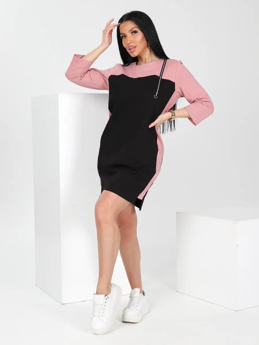 Платье женское больших размеров повседневное весеннее