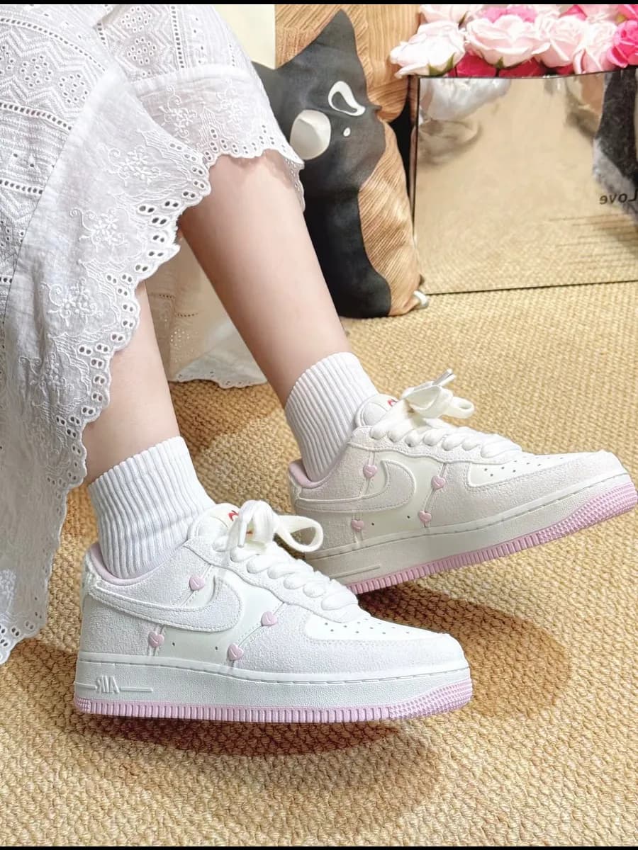 Кроссовки Air Force 1 White форсы кеды