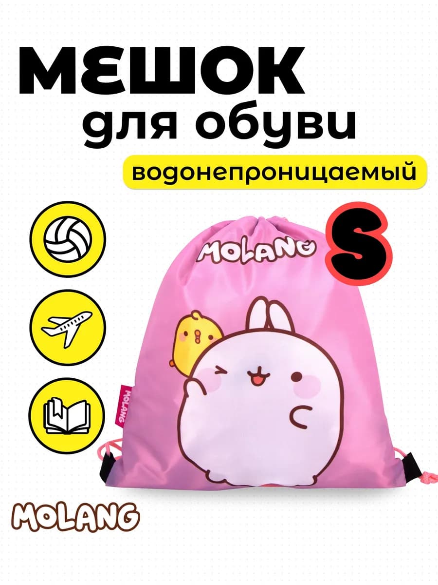 Мешок для спорта и обуви маленький Моланг