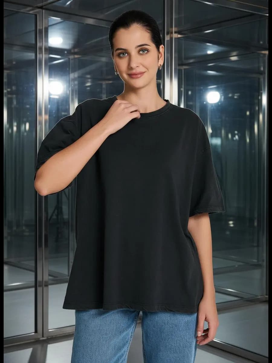 Футболка гранж с вареным эффектом